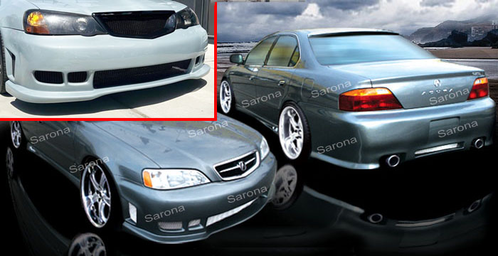 Custom Acura TL  Sedan Body Kit (2002 - 2003) - $1390.00 (Part #AC-031-KT)